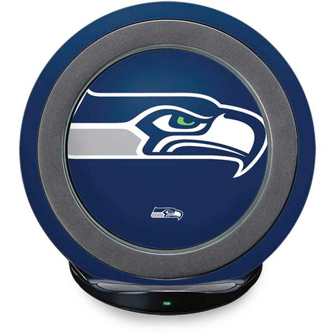 NFL Seattle Seahawks Large Logo Fast Charge Wireless Charging Stand Skin